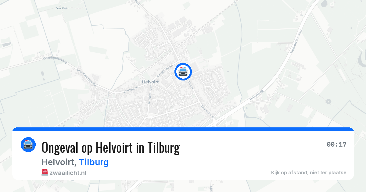 Ongeval op Helvoirt in Tilburg — 2 aug 2026