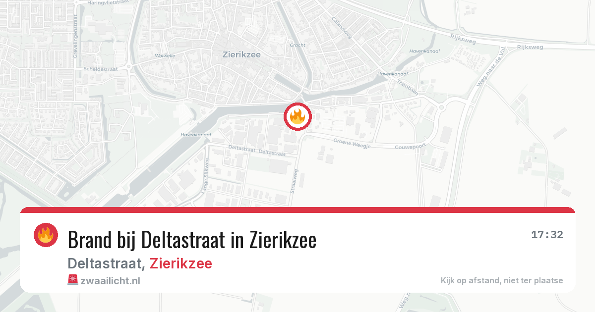 Brand bij Deltastraat in Zierikzee — 2 jun 2026