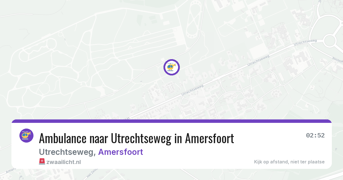 Ambulance naar Utrechtseweg in Amersfoort — 14 feb 2026