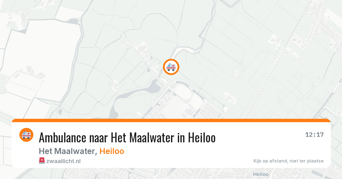 Ambulance naar Het Maalwater in Heiloo — 24 apr 2026