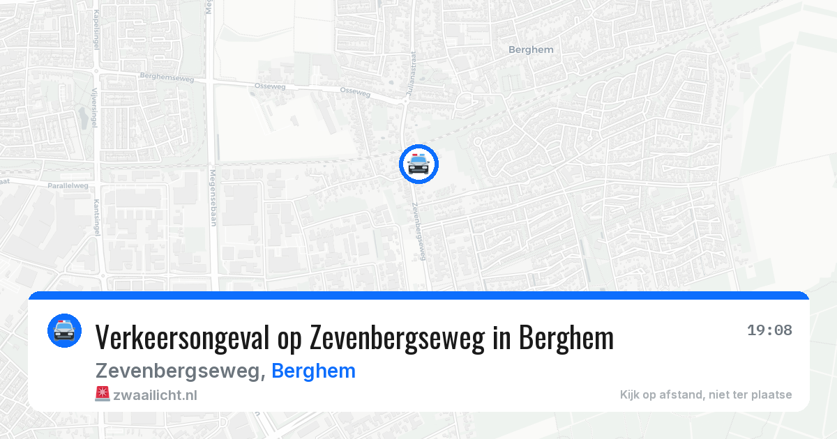 Verkeersongeval op Zevenbergseweg in Berghem — 29 mei 2026