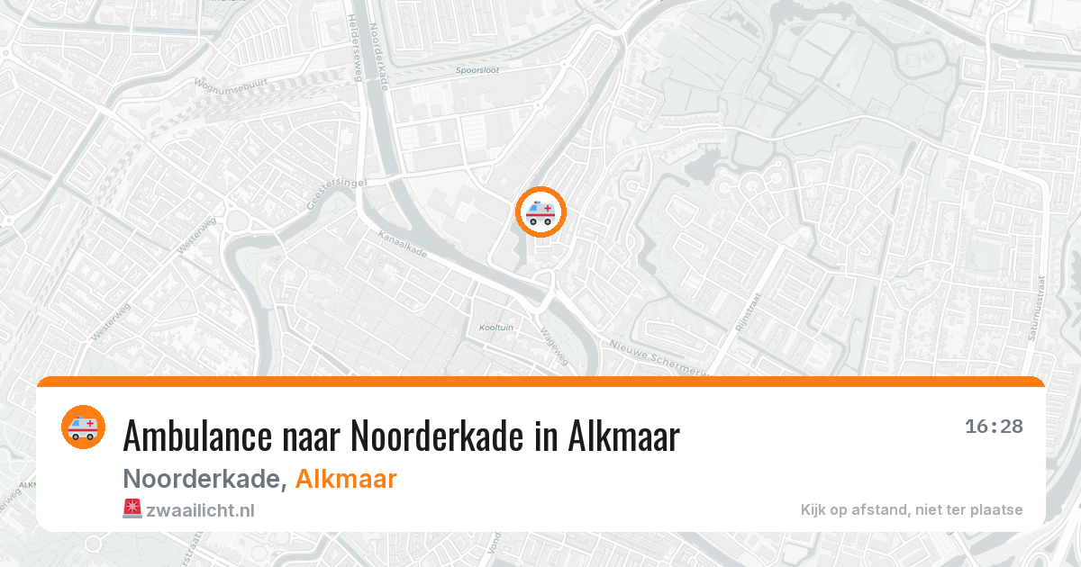 Ambulance naar Noorderkade in Alkmaar — 6 apr 2026