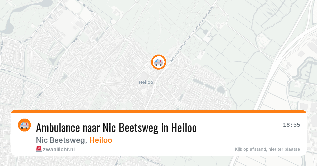 Ambulance naar Nic Beetsweg in Heiloo — 21 jun 2026