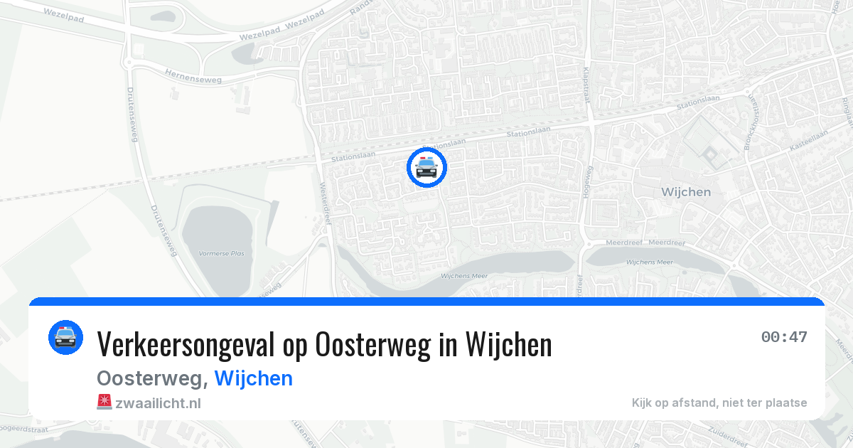 Verkeersongeval op Oosterweg in Wijchen — 18 apr 2026
