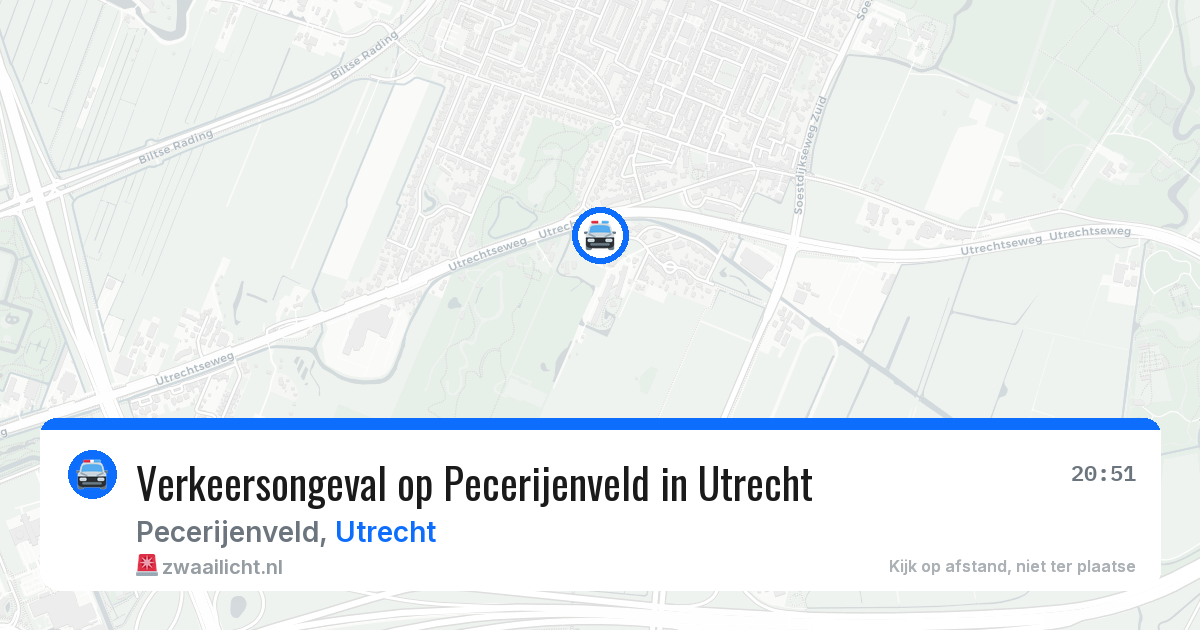 Verkeersongeval op Pecerijenveld in Utrecht — 29 jun 2026