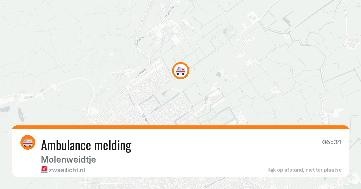 Ambulance melding — 27 jul 2026