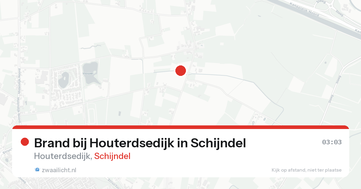 Brand bij Houterdsedijk in Schijndel — 17 aug 2026
