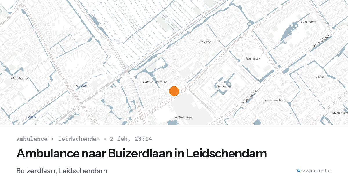 Ambulance naar Buizerdlaan in Leidschendam — 2 feb 2026