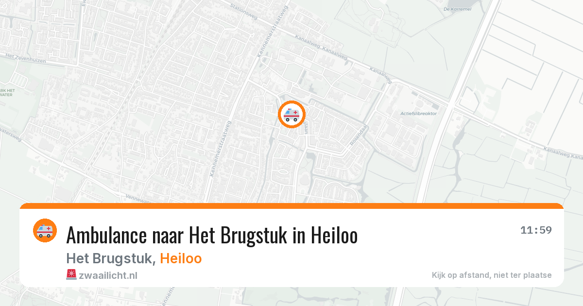 Ambulance naar Het Brugstuk in Heiloo — 6 apr 2026