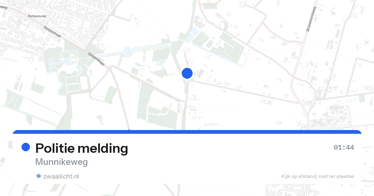 Politie melding — 1 feb 2026