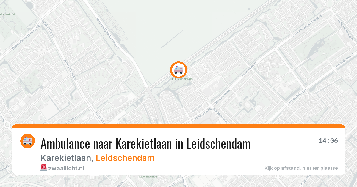 Ambulance naar Karekietlaan in Leidschendam — 19 jun 2026