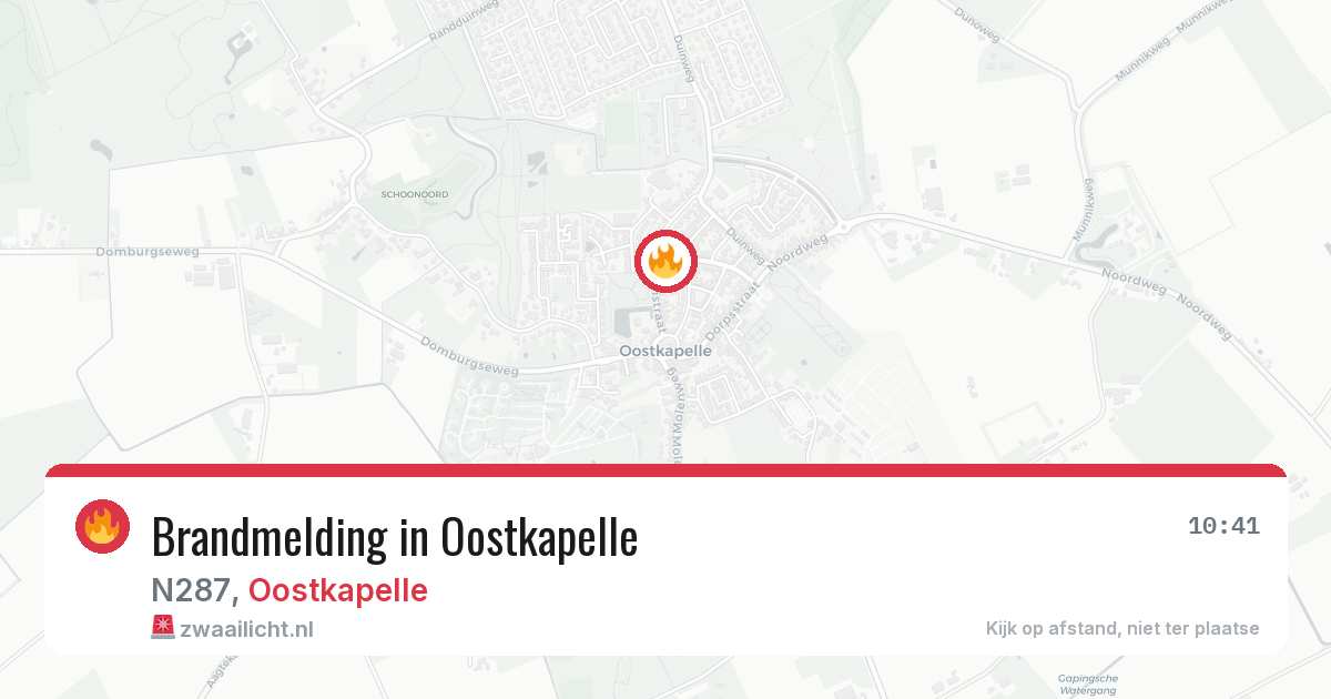 Brandmelding in Oostkapelle — 4 apr 2026
