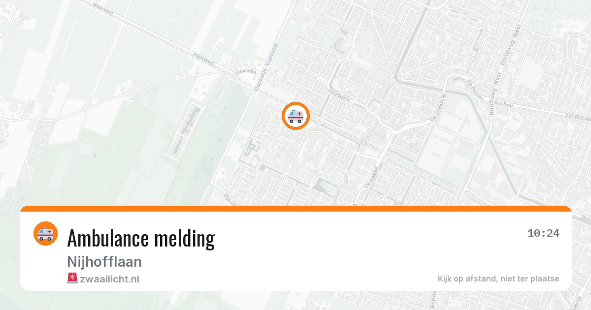 Ambulance melding — 1 jul 2026