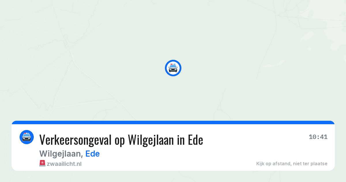 Verkeersongeval op Wilgejlaan in Ede — 12 jun 2026