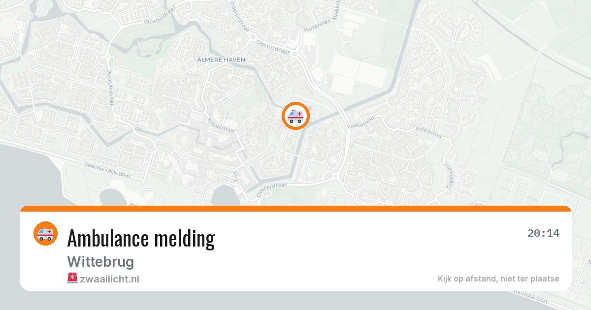 Ambulance melding — 26 jan 2026