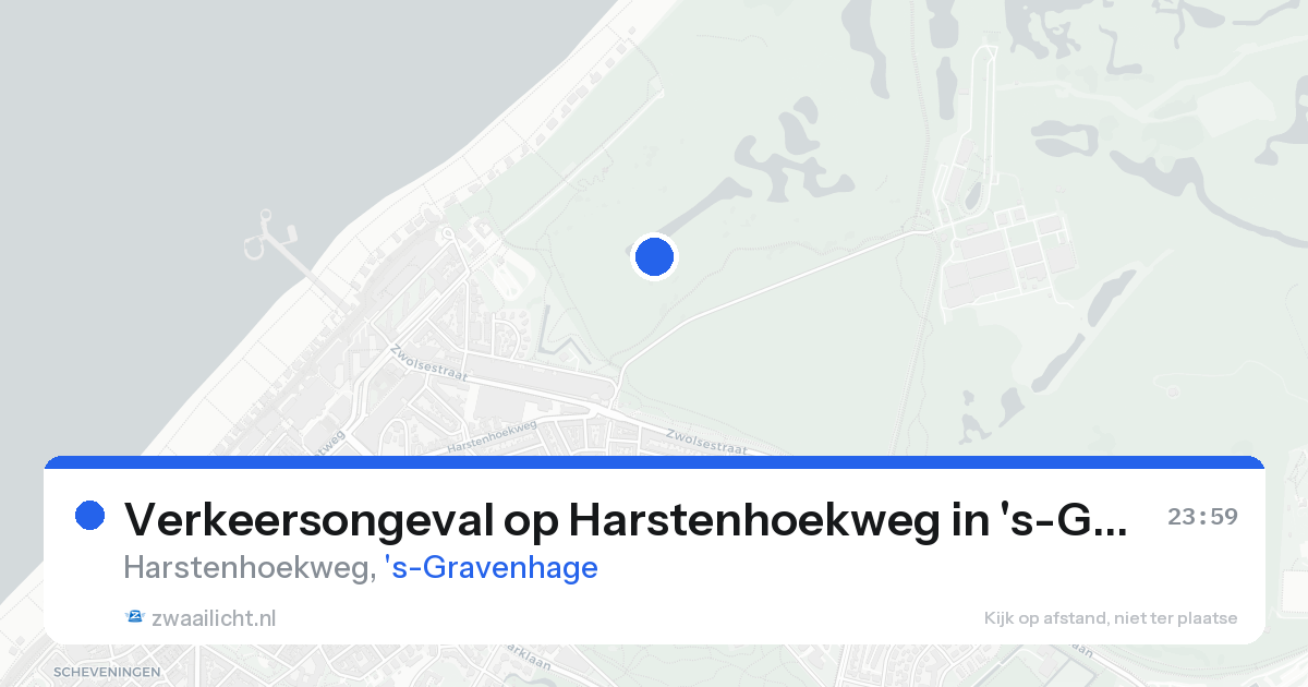 Verkeersongeval op Harstenhoekweg in 's-Gravenhage — 22 aug 2026