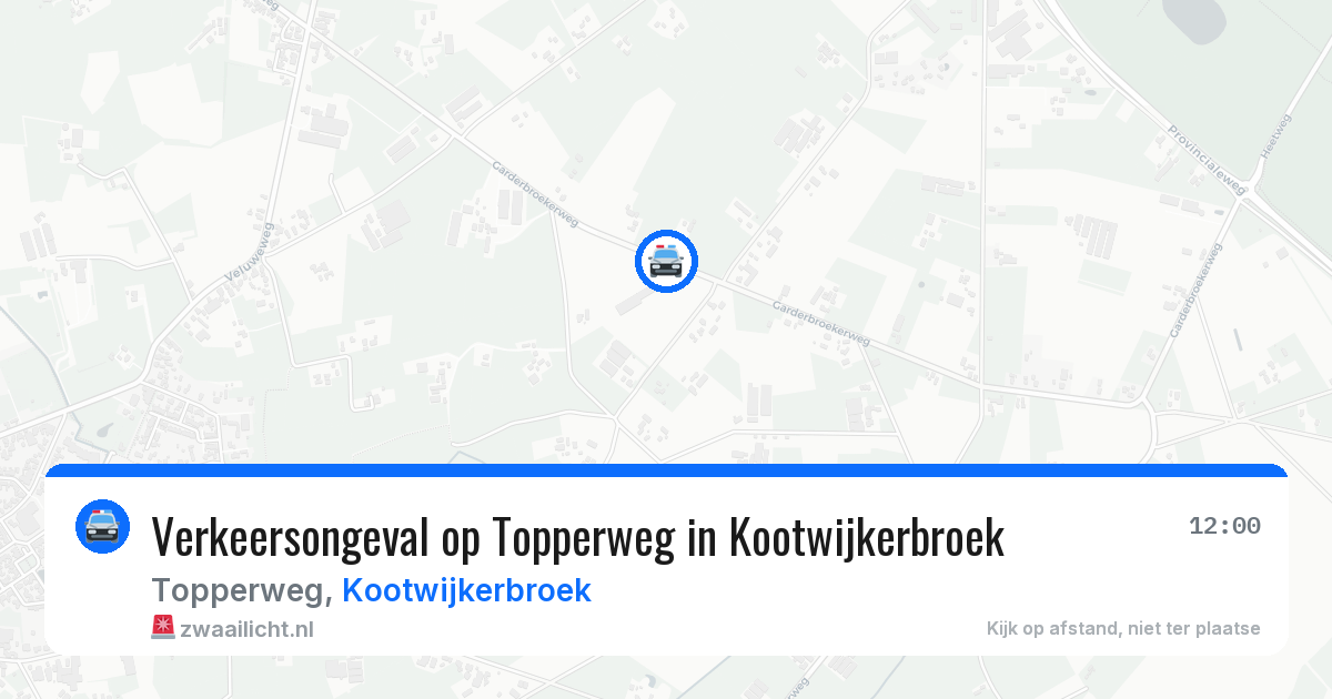 Verkeersongeval op Topperweg in Kootwijkerbroek — 30 mei 2026