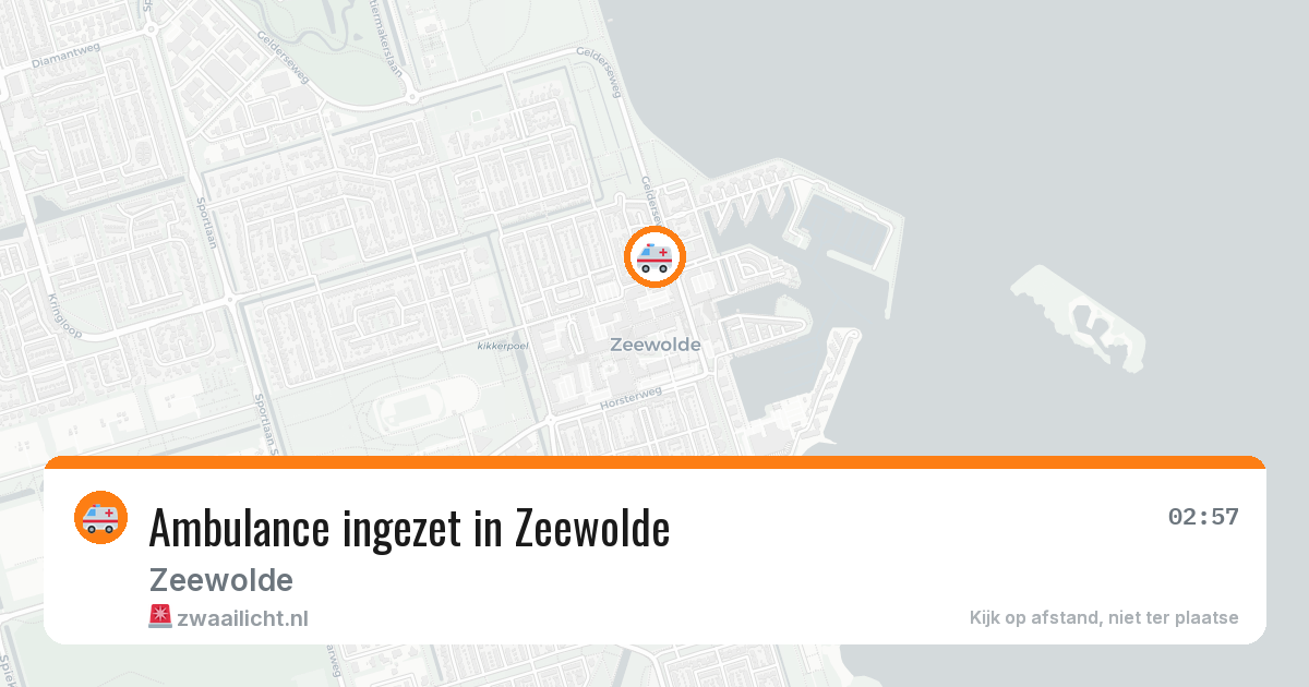 Ambulance ingezet in Zeewolde — 22 jun 2026