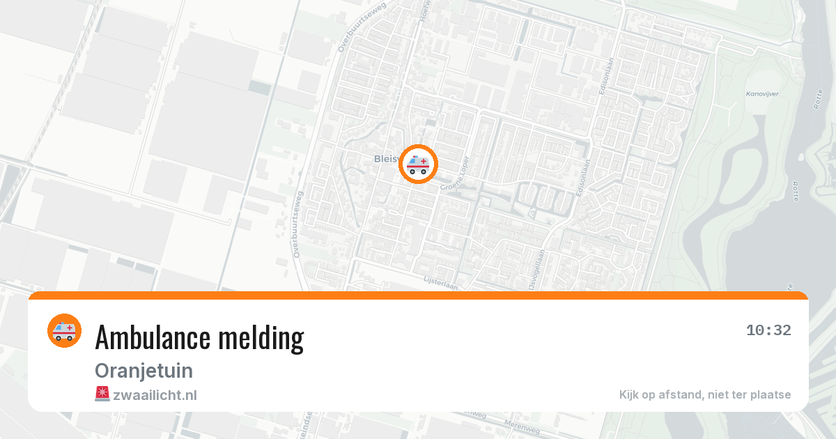 Ambulance melding — 13 apr 2026