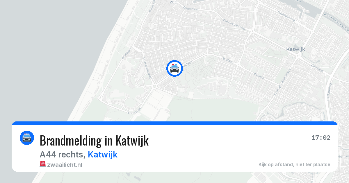 Brandmelding in Katwijk — 24 mei 2026