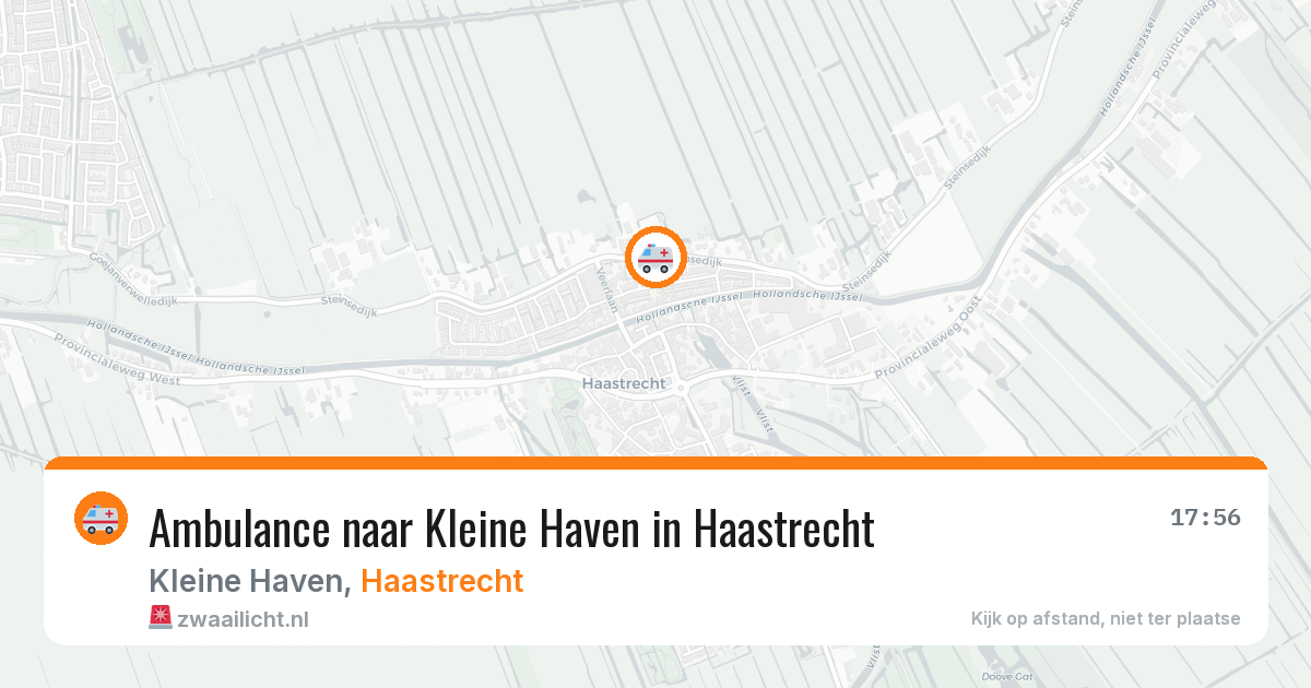 Ambulance naar Kleine Haven in Haastrecht — 22 jun 2026