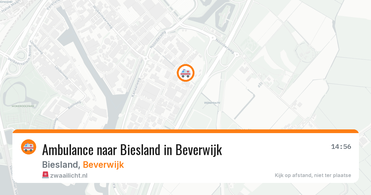Ambulance naar Biesland in Beverwijk — 27 jul 2026