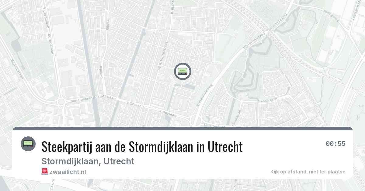 Steekpartij aan de Stormdijklaan in Utrecht — 1 mei 2026