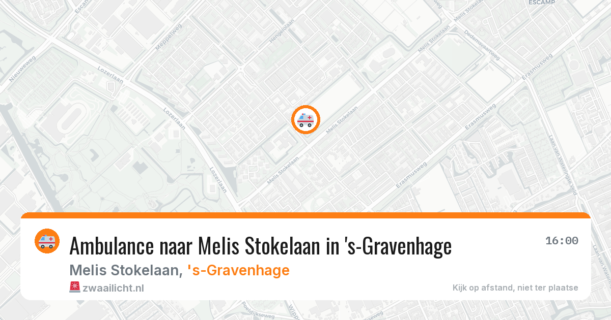 Ambulance naar Melis Stokelaan in 's-Gravenhage — 4 mrt 2026