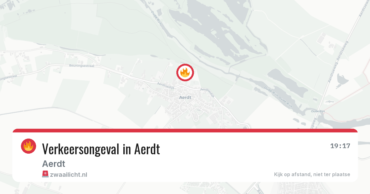 Verkeersongeval in Aerdt — 23 apr 2026