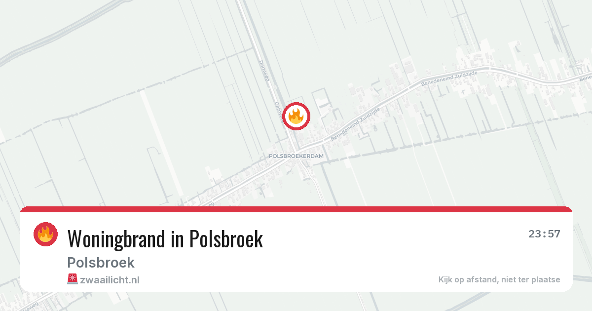 Woningbrand in Polsbroek — 2 feb 2026