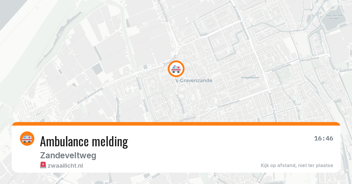 Ambulance melding — 10 mrt 2026