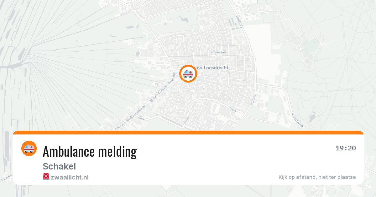 Ambulance melding — 14 jul 2026