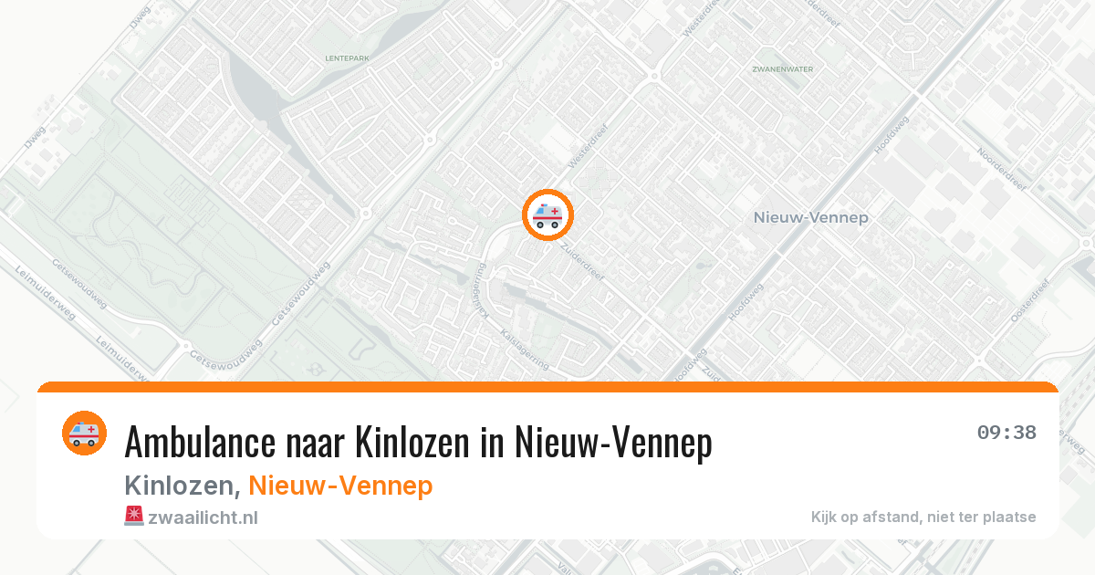Ambulance naar Kinlozen in Nieuw-Vennep — 11 jul 2026