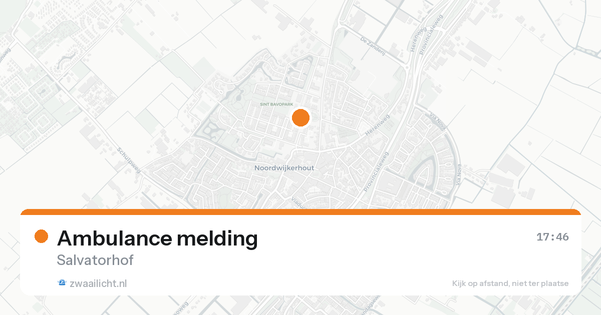 Ambulance melding — 31 jan 2026