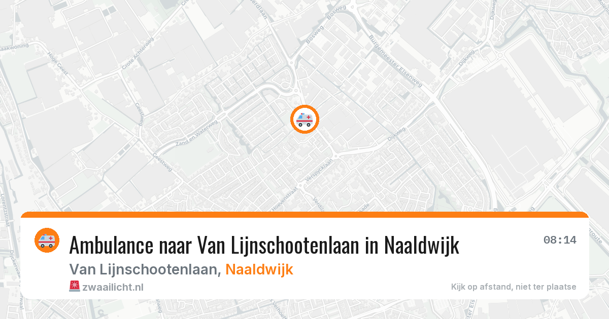 Ambulance naar Van Lijnschootenlaan in Naaldwijk — 30 jun 2026