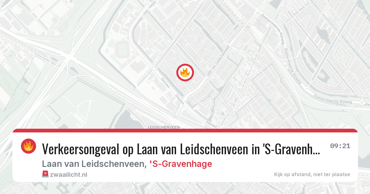 Verkeersongeval op Laan van Leidschenveen in 'S-Gravenhage — 29 jul 2026
