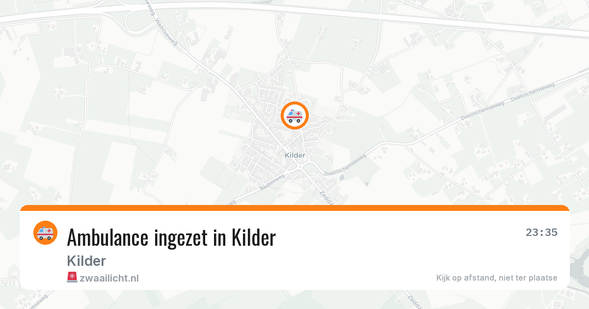 Ambulance ingezet in Kilder — 27 jun 2026