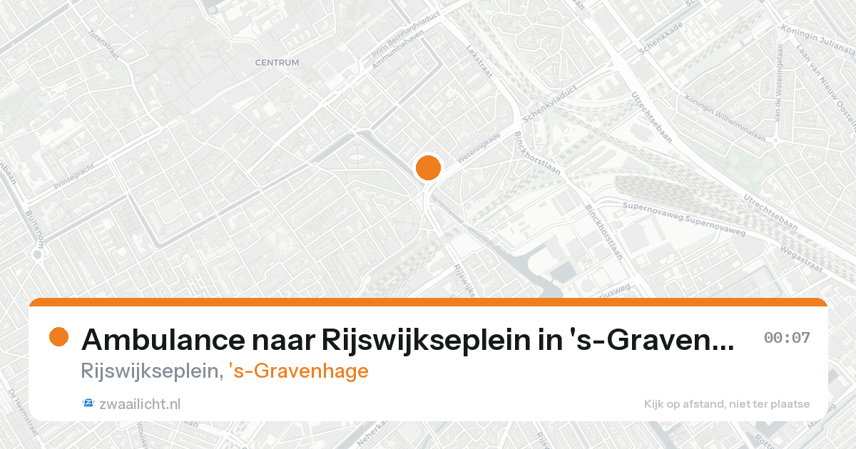 Ambulance naar Rijswijkseplein in 's-Gravenhage — 7 feb 2026