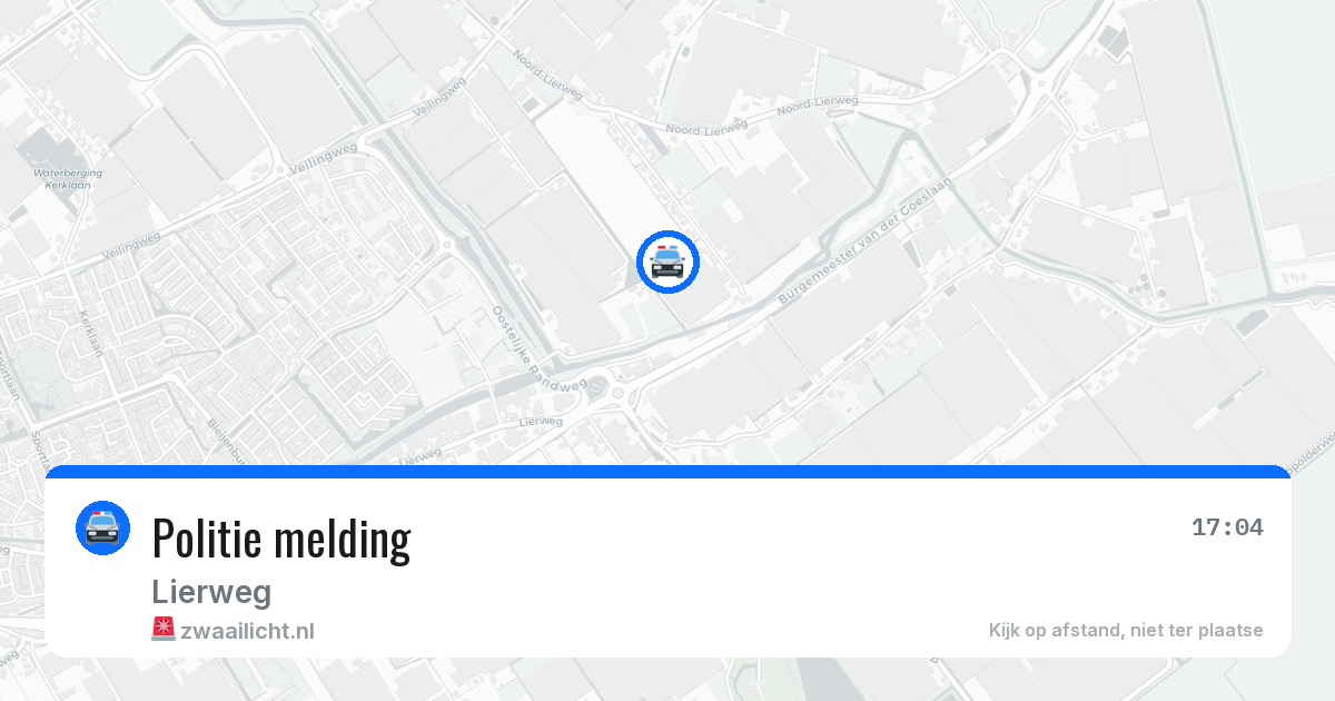 Politie melding — 20 jul 2026