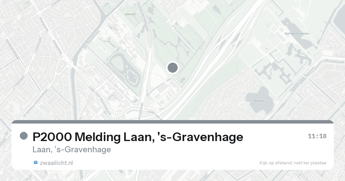 P2000 Melding Laan, 's-Gravenhage — 31 jan 2026