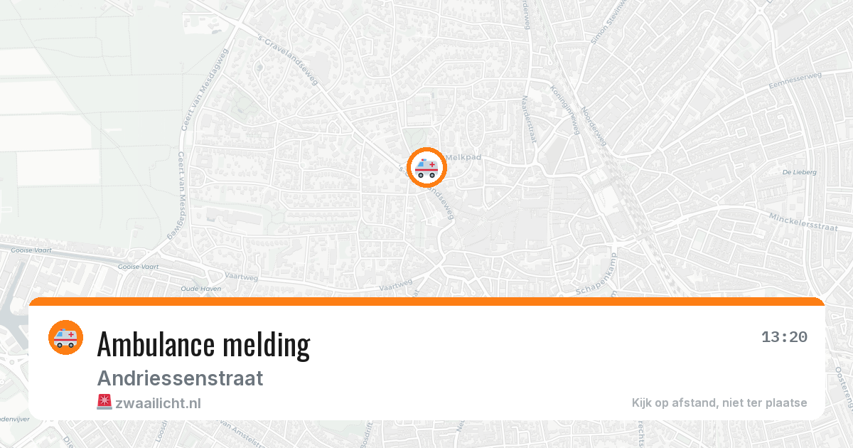 Ambulance melding — 9 feb 2026