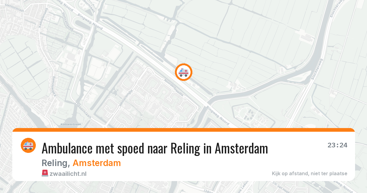 Ambulance met spoed naar Reling in Amsterdam — 12 jun 2026