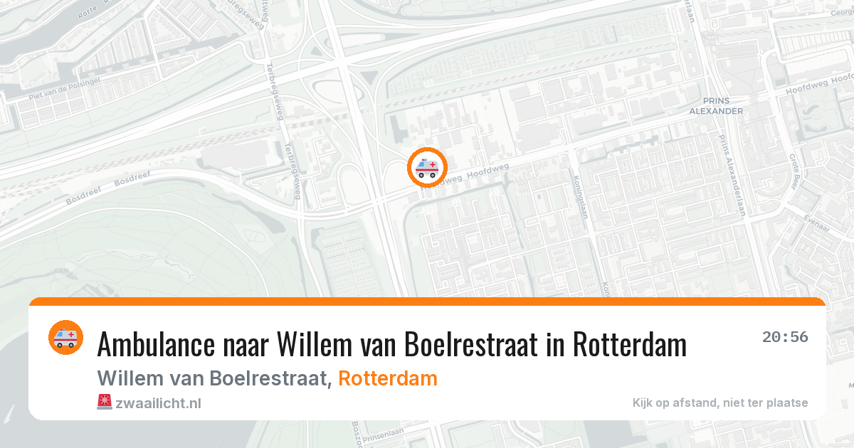 Ambulance naar Willem van Boelrestraat in Rotterdam — 11 jun 2026