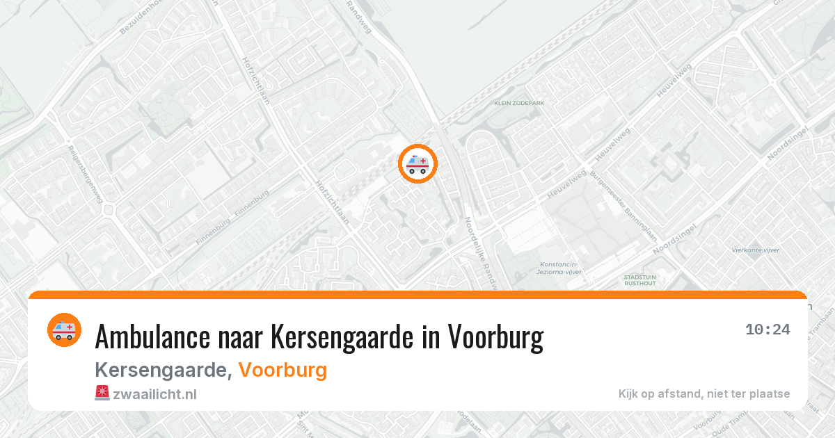 Ambulance naar Kersengaarde in Voorburg — 19 jun 2026