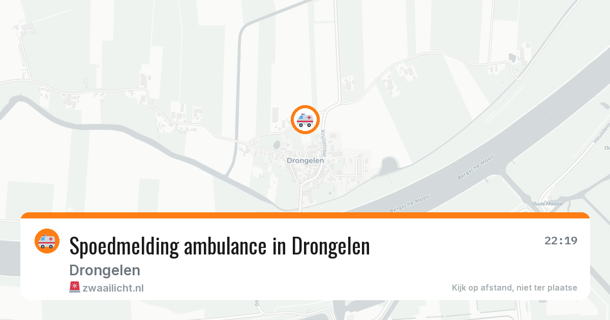 Spoedmelding ambulance in Drongelen — 29 jan 2026