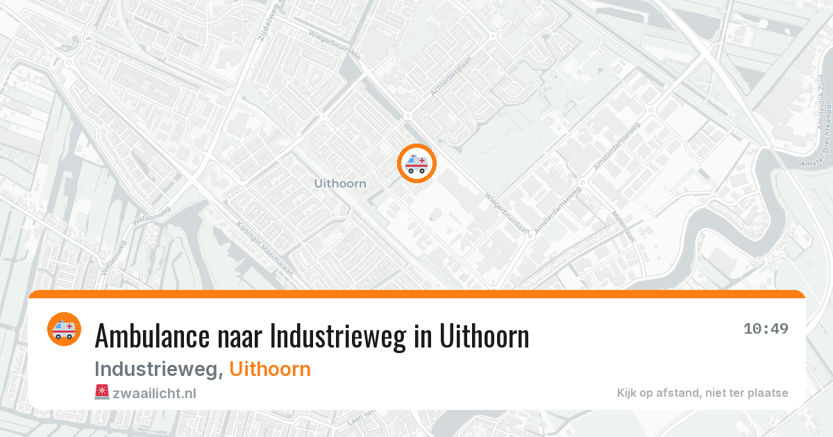 Ambulance naar Industrieweg in Uithoorn — 6 jun 2026