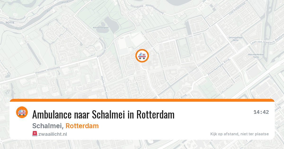 Ambulance naar Schalmei in Rotterdam — 24 jun 2026