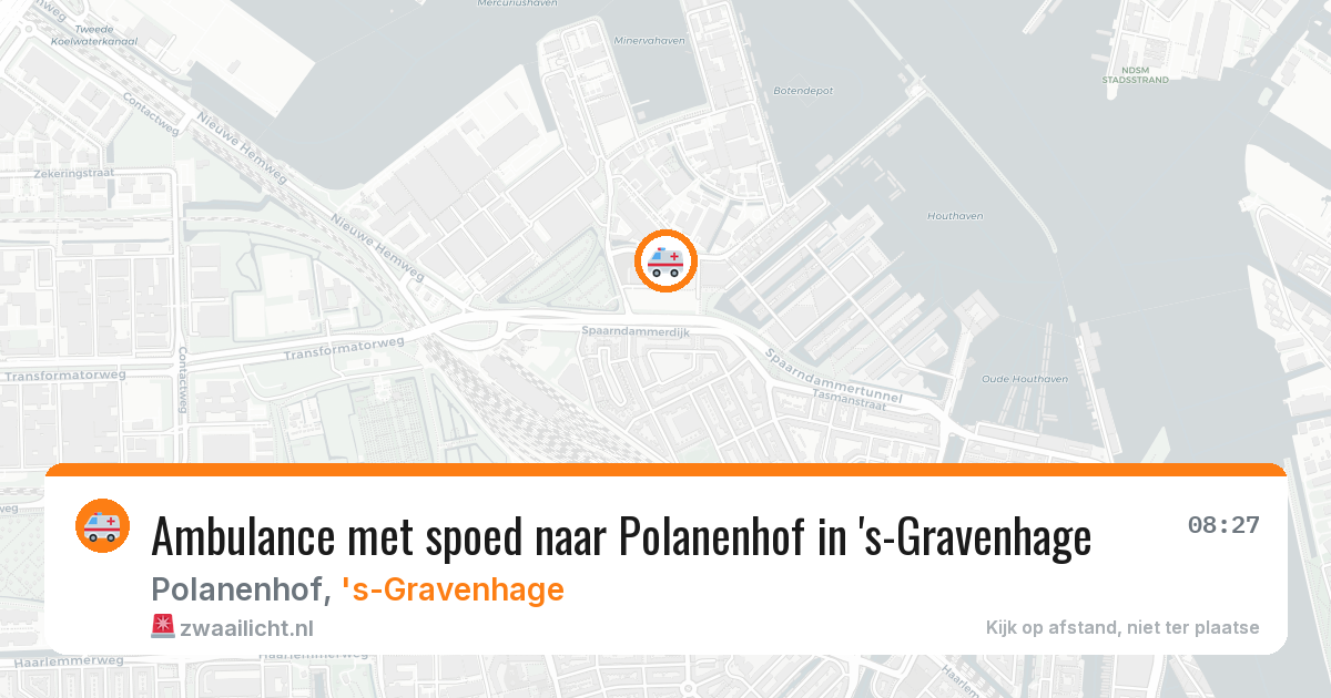 Ambulance met spoed naar Polanenhof in 's-Gravenhage — 17 mrt 2026