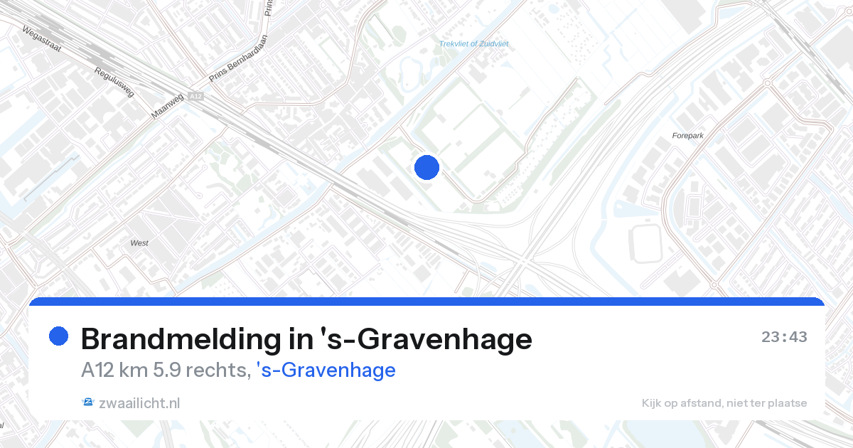 Brandmelding in 's-Gravenhage — 26 aug 2026