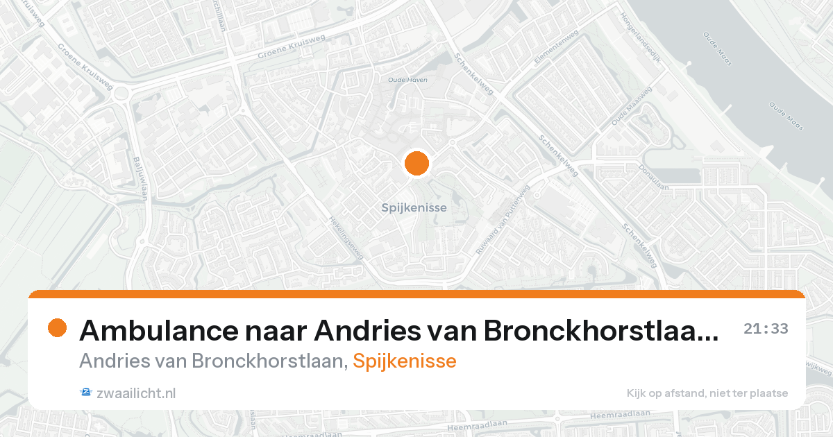 Ambulance naar Andries van Bronckhorstlaan in Spijkenisse — 30 jan 2026